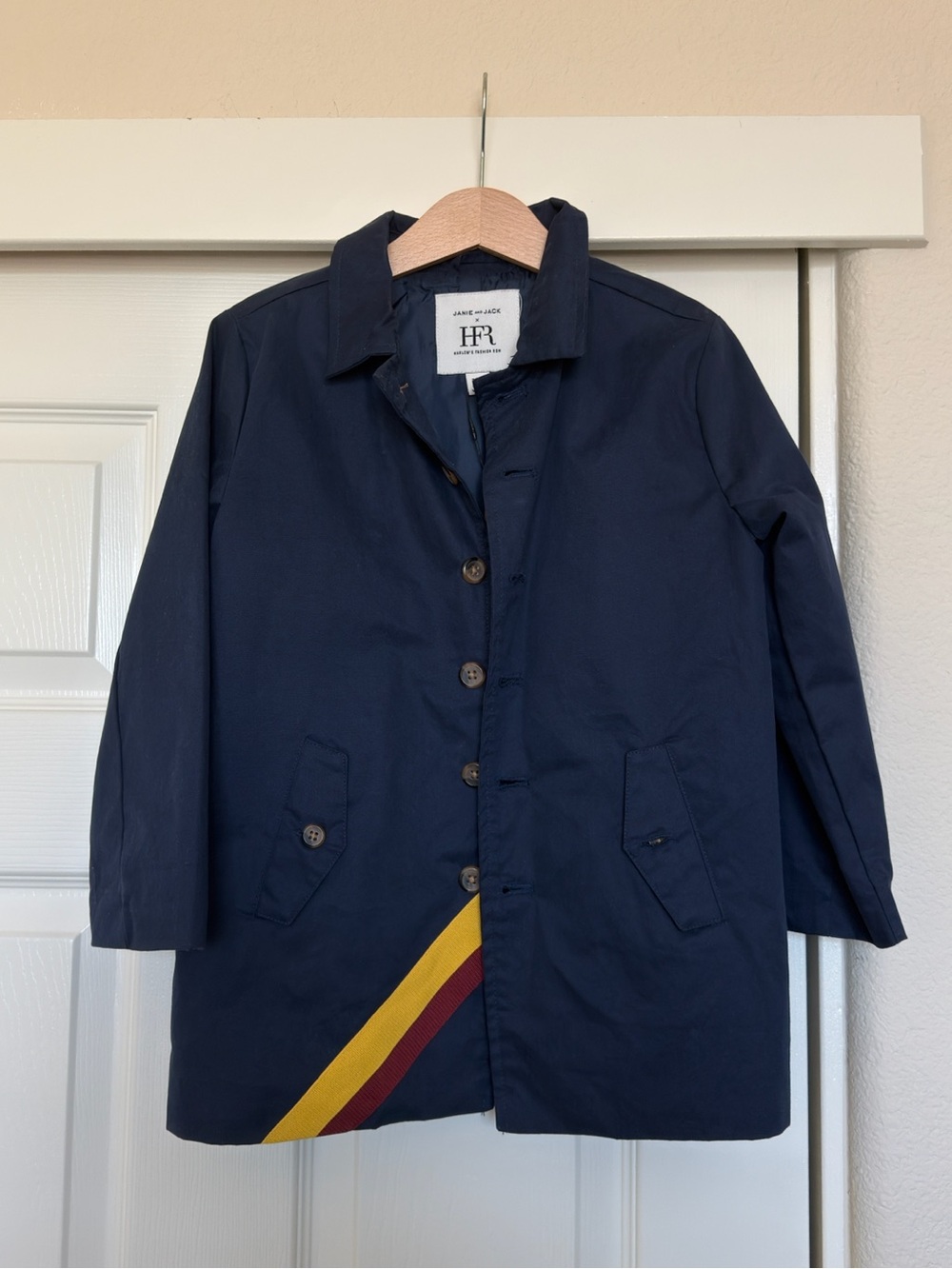 HFR x Janie and Jack Navy Trench Coat | Toddler 3T/4T